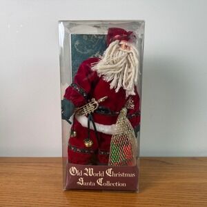 Old World Christmas Santa Claus Doll The Netherlands Limited Edition